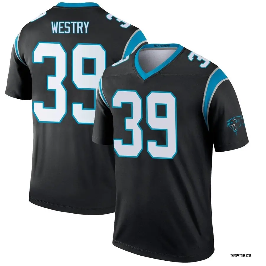 Black Men's Chris Westry Carolina Panthers Legend Jersey