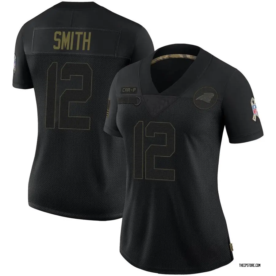 Black Women's Shi Smith Carolina Panthers Limited 2020 Salute To Service Jersey